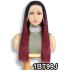 Super Double Drawn13x4 Front Lace Wig 210% Density Colored Straight Straight Hair Human Hair Wig