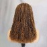 Small chopstick roll 4/30 color 13x4 lace frontal wig real hair