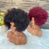 Wholesale African wave 100% human hair wig mechanism wig headgear for foreign trade in Africa