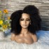 Cross border Afro Kinky Curly Wig 13 * 4 lace 100% human hair front lace wig