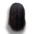 Cross border wig natural color front lace 13X4 Kinky straight splicing front lace 100% real hair