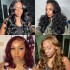 Bouncy Loose Real Hair Front Lace Wig Headset 13x4 Glueless Wig 14 