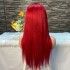 Cross border full human hair transparent lace wig customization 13x4 lace frontal wig wig headband