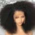 Cross border Afro Kinky Curly Wig 13 * 4 lace 100% human hair front lace wig