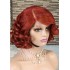 Cross border high amplitude bob loose wig 4 * 4 lace 100% human hair front lace wig