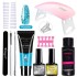 Limegill Nail Kit Tool Extension Gel Nail UV Lamp Crystal Extension Gel Kit Beginner's Full Set