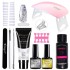 Limegill Nail Kit Tool Extension Gel Nail UV Lamp Crystal Extension Gel Kit Beginner's Full Set