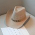 Men's straw hat, summer western cowboy hat, big brimmed hat, top hat, beach hat, professional logo making