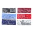 European and American retro face wash headband with Paisley pattern sports face wash headband with cross grid pattern wide edge headband wholesale