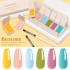 2022 New 6-color cream solid gel eye shadow combo pack phototherapy nail polish gel set cross-border