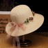 2023 Korean Summer Women's Straw Hat New Wreath Sunscreen Beach Hat Women's Sunscreen Sun Hat Manufacturer Wholesale