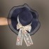 Korean version of summer new hat, women's ribbon breathable straw hat, travel sun protection hat, big sun hat trend