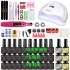 Limegill nail polish kit UV light therapy lamp polishing machine sticker nail tool set in stock