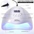 Cross border new 120W nail art baking lamp, fast drying non black hand nail art lamp, phototherapy machine, UV nail oil glue nail art lamp