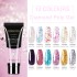 12 color nail glitter extension glue, nail glitter extension glue, painless and fast extension glue, glitter crystal extension glue