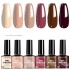 Six color nail polish nail polish gel set new autumn and winter popular color phototherapy gel for nail salons