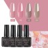 Cross border four-color nail polish adhesive, nude color, Japanese style durable, no wash color painting adhesive set, nail glue, phototherapy adhesive wholesale