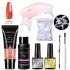 Cross border nail crystal extension glue set, phototherapy lamp, nail plate brush, cleaning water tool set, in stock