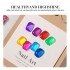 Cross border new dopamine glass nail polish adhesive nail glue summer hot item ice transparent color nail salon set wholesale