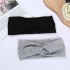 New minimalist knitted headband for autumn and winter, soft and wide edged postpartum headband, sports headband, hair accessories wholesale