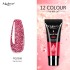 2021 new nail extension glue glitter powder extension glue nail art quick extension nail paper free holder