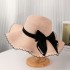 Summer New Wave style Straw Hat Outdoor Leisure Sunshade Hat Fashion Bow Sun Hat Travel Women's Sunscreen Hat