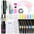 Limegill Crystal Extension Gel Set Nail Kit Tools Mouse Lamp Nail Brush Collection