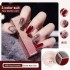 Internet celebrity tri color solid nail polish cream glue 2022 new Japanese style canned popular color nail salon 12 colors to choose from