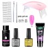 8-piece nail tool set, crystal extension glue, UV phototherapy glue, paper free holder, extension glue package