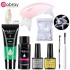 8-piece crystal extension glue set, phototherapy lamp, nail art, nail plate, brush, cleaning tool in stock