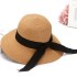 Hat Children Korean version trendy grass hat simple and versatile sun hat, sun protection hat, fisherman hat woven grass Japanese foldable basin hat