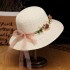 2023 Korean Summer Women's Straw Hat New Wreath Sunscreen Beach Hat Women's Sunscreen Sun Hat Manufacturer Wholesale