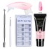 Limegill Nail Kit Tool Extension Gel Nail UV Lamp Crystal Extension Gel Kit Beginner's Full Set