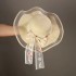 Korean version of summer new hat, women's ribbon breathable straw hat, travel sun protection hat, big sun hat trend