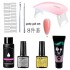 8-piece nail tool set, crystal extension glue, UV phototherapy glue, paper free holder, extension glue package