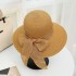 Summer hat women's sun shading fashion ribbon bow tourism beach hat trendy summer sun protection vacation gift