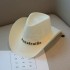 Men's straw hat, summer western cowboy hat, big brimmed hat, top hat, beach hat, professional logo making