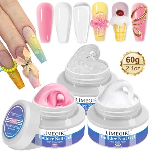 New non stick extension adhesive nail art solid carving shaping paper free holder quick extension nail patch set