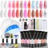 New nail art set, nail art set tools, extension glue nail art, UV lamp, crystal extension glue set in stock