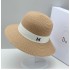 Straw hat women's beach big brim sun protection and shading M top hat dome hat fisherman beach hat versatile trendy brand hat