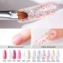 2021 new nail extension glue glitter powder extension glue nail art quick extension nail paper free holder