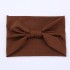 Customized Retro Knitted Hairbands Solid Color Simple Makeup Hairbands Hair Accessories Yoga Postpartum Butterfly Knots Hairbands Wholesale