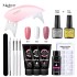 Limegill Crystal Extension Gel Set Nail Kit Tools Mouse Lamp Nail Brush Collection