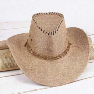 Summer men's denim hat, linen embossed breathable sunshade cool hat, sun protection sun hat, beach hat, horseback riding hat