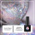 Nail art bestseller rainbow cat eye glue laser rainbow dazzling crystal rainbow cat eye nail salon nail oil glue in stock