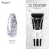 2021 new nail extension glue glitter powder extension glue nail art quick extension nail paper free holder