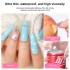 Strong adhesive nail jelly glue, 24 pieces of waterproof nail plate, wearing nail jelly glue with added rhubarb jelly glue and increased powder glue