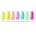 Nail crystal extension glue, paper free holder, quick extension model glue, phototherapy fluorescent color nail art 15ml crystal glue