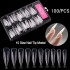 Nail art extended nail piece ballet nail 120 piece square box nail piece fully attached nail piece new fake nail patch hair replacement