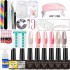 Exposed nail polish adhesive set, nail tool set, 3D petal decoration tool set, now available for supply